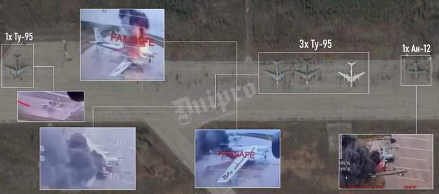 俄军受袭基地扫描：最大核潜基地浓烟滚滚已确定损失13架战机(图6)